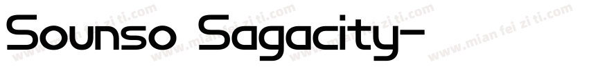 Sounso Sagacity字体转换